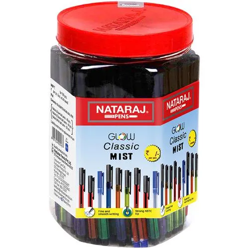 Natraj Pen Glow Classic Mist | Set of 100pcs