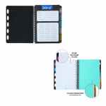 Doms 5 Subject Notebook | Hi- Bright 70 GSM paper | Wiro Binding | Poly Cover | Pen Holder On Back Cover | 300 Pages