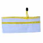 Zippper Transparent Printed Plastic Pouch Multi Colour Good Quality | Size - 11x24cm