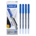 Doms 0.6 GL Ball Point Pens | Red | Blue | Black | 20pcs