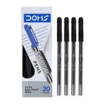 Doms 0.6 GL Ball Point Pens | Red | Blue | Black | 20pcs
