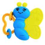 Rattle Set My First Gift Teether 7 pcs Set Sensory Teething Toys for Babies Non-Toxic Plastic Colourful