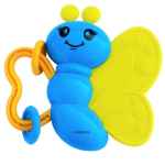 Rattle Set My First Gift Teether 7 pcs Set Sensory Teething Toys for Babies Non-Toxic Plastic Colourful