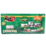 Choo Choo Classical Train Track Set Toy Emits Real Smoke with Light and Sound Track Set for Kids Train Set with Track