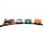 Classic Train World Toy Train Track Set for Kids. | with Real Train Sound and Colorful Light Effects. | Beautiful Design & Vintage Looks.