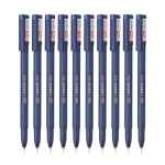 FLAIR Carbonix Blu Ball Pen Wallet Pack | 0.7 mm Tip Size | Low-Viscosity Ink with Double Writing Length | Smudge Free Writing, Attractive Body Graphics | Blue Ink, Pack of 20 Pens