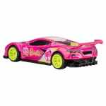 Hot Wheels Mattel Metal Premium Toy Car Barbie 65Th Anniversary Corvette C8.R, 1:64 Scale Die-Cast Replica from Popular Movie (Styles May Vary) Pink