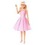 Barbie The Movie Doll Pink Gingham Dress