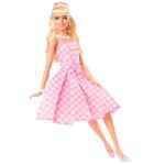 Barbie The Movie Doll Pink Gingham Dress