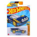 Hot Wheels Rally Speciale Die Cast Car (Blue & Yellow) with 9 Extra Premium HW Cars