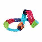 VGRASSP 102 Pcs Set Colorful Flexible Magic Track Toy for Kids with Light in Car, Rechargeable Battery and 2 Cartops - Amazing Racetrack - Full of Fun Toy - Image 2