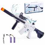 Blue M416 with Duel Batteries Electric Water Gun for Pool | for Kids Age 6 7 8