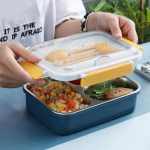 Trade Zone Unique Designs Lunch Box for Kids, Working Woman and Man for Daily Use (Stainless Steel Tray Box)