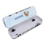 open bus pencil box|metal pencil box with dual compartment with foldable chairs on top|best birthday party return gifts for kids