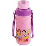 Cello Puro Steel-X Debby 600 girls 620 ml Bottle (Pack of 1, Pink, Plastic, Steel)