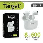 Target EB-115 Wireless Earbuds with 8H Playtime & 3-Month Warranty