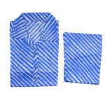 Women's Cotton Blend Kurta Pajama – Diagonal Delight Stripes