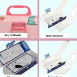 Kids Pencil Box with Lock & Handle – Available in 4 Cute Designs - Image 4
