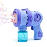 Galaxy Bubble Machine for Kids, Automatic Bubble Gun, Leak-Proof Design, 1 Bubble Solution, Outdoor Toy for Boys and Girls