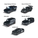 Majorette Black Cars Edition 5 Pieces Giftpack for Kids