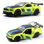 Mustang GT 1:36 GT Die Cast Car Metal Sports Car with Push Back Doors (Multicolor)