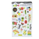 Aesthetic Seal Label Stickers – Set of 5 Sheets with Colorful Die-Cut Designs for Journaling, Scrapbooking & Crafts