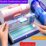 Kids Pencil Box with Lock & Handle – Available in 4 Cute Designs - Image 3