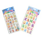 Pack of 2 EVA Letter Sticker Sheets – Fun Foam ABC DIY Alphabet for Kids (Design A + Design B)