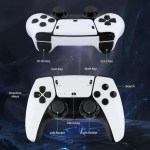 KJ-21 Retro 4K Game Console: Nostalgia Plug and Play with 20000+ Built-in Games, 2.4G Wireless 2 Player Dual Controllers