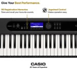 Casio CT-S400 – Advanced 61 Piano-Style Keys Casiotone Keyboard with AiX Sound Source