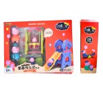 Peppa Pig Style Playground Set – Slide, Swing & 4 Figures (3+ Years)