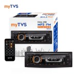 myTVS TMP-53 Single Din MP3 Car Stereo | Bluetooth, USB, AUX | 50W x 4 Output