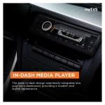 myTVS TMP-53 Single Din MP3 Car Stereo | Bluetooth, USB, AUX | 50W x 4 Output