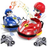 RC Battle Bumper Cars with LED & Multiplayer Fun