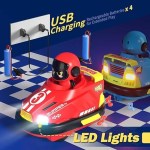 RC Battle Bumper Cars with LED & Multiplayer Fun