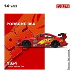 Cool Car Porsche 964 RWB Lightning McQueen 1:64