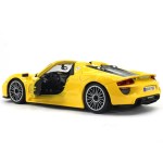 Welly Porsche 918 Spyder 1:24 Scale Diecast Model Car (Yellow)