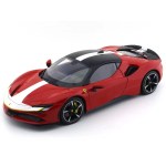 Bburago Signature Ferrari SF90 Stradale Assetto Fiorano 2019 1:18 Diecast Model Car - Image 9