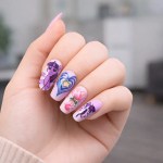 Cartoon Unicorn Pink Press-On Nails | Cute Nail Art Set | 12 PCS