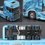 Massdi 1:64 Scania 770S Diecast Truck Model - Image 2