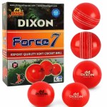 Dixon Force 7 Soft Cricket Ball | Pack of 6