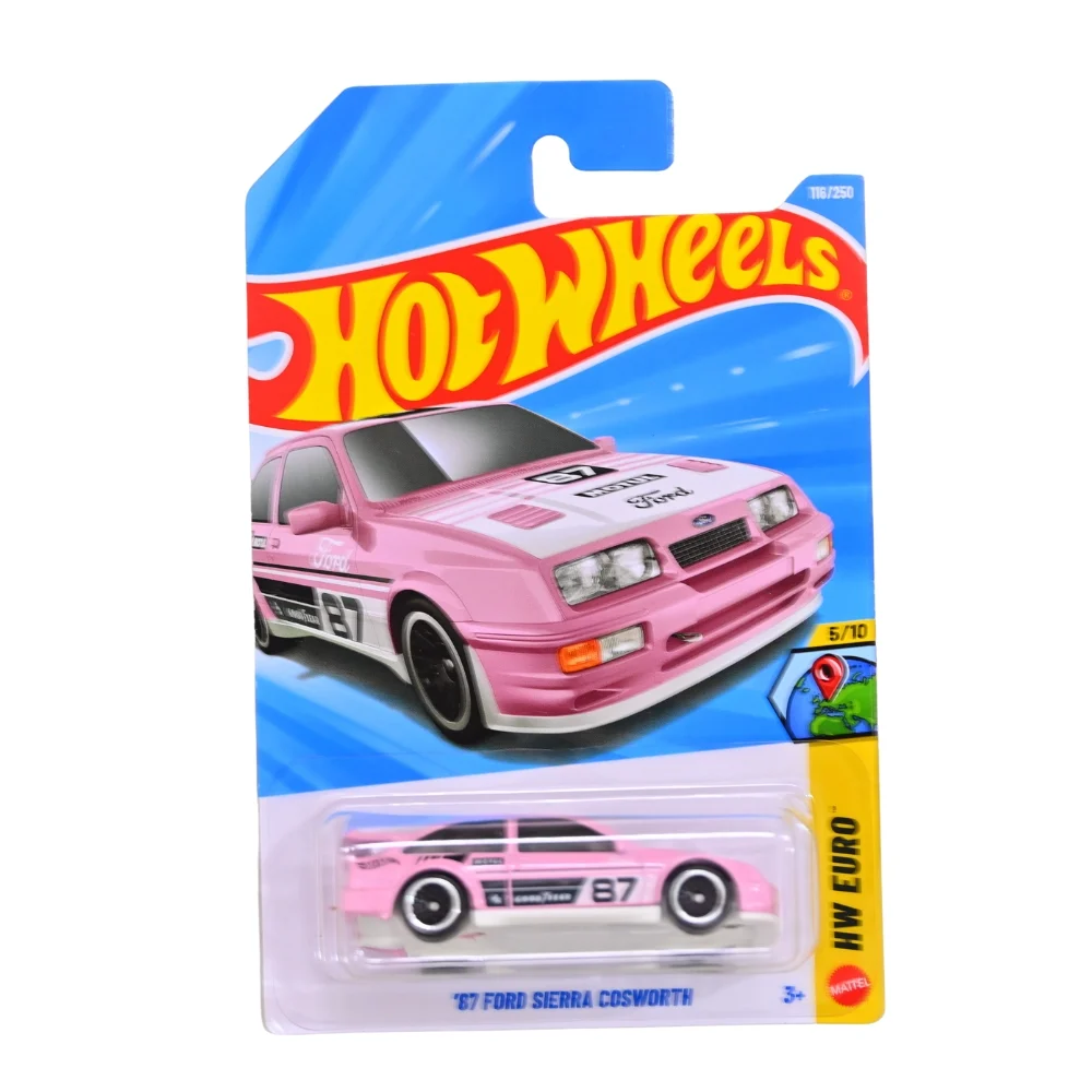 Hot Wheels 87 Ford Sierra Cosworth Pink 116 250 - Grover Techno