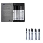 Amariz Professional Pigment Liners & Marker Pens – Set of 10